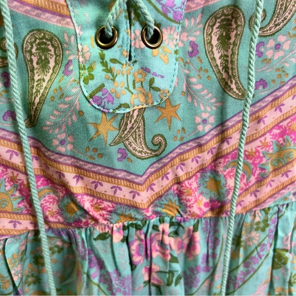 Spell & The Gypsy City Lights Sage Blouse - Picture 10 of 15